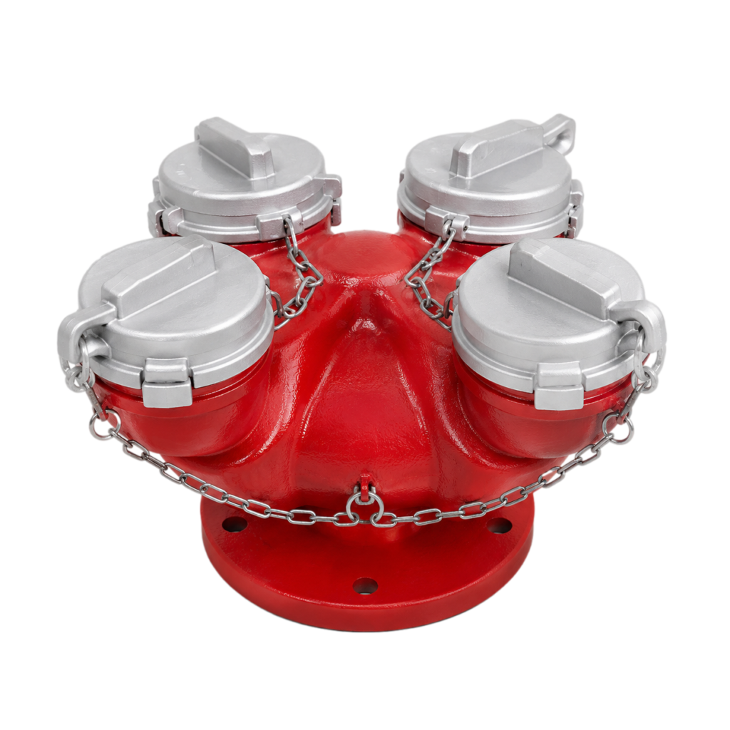 4-Way Breeching Inlet PN10