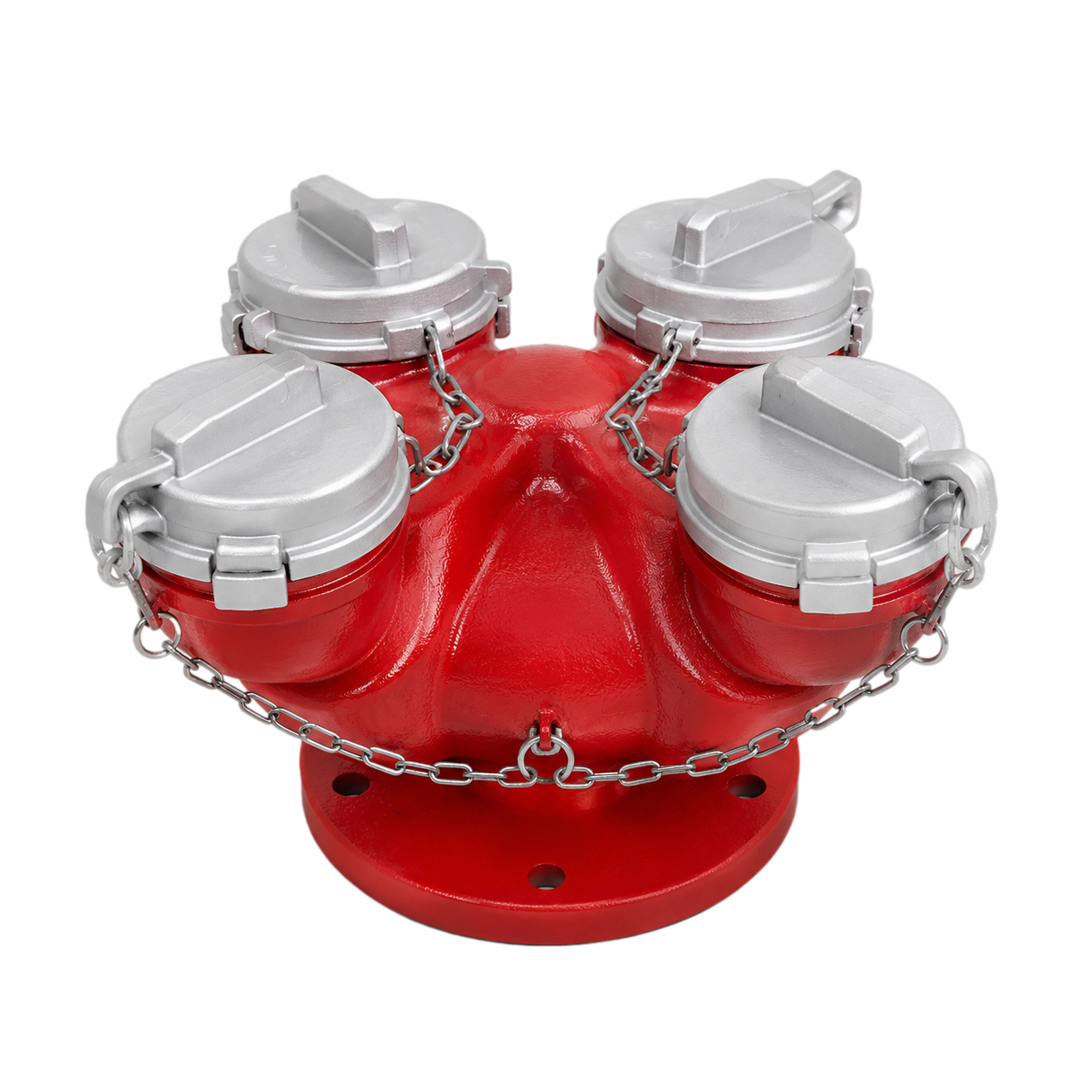 4-Way Breeching Inlet PN10