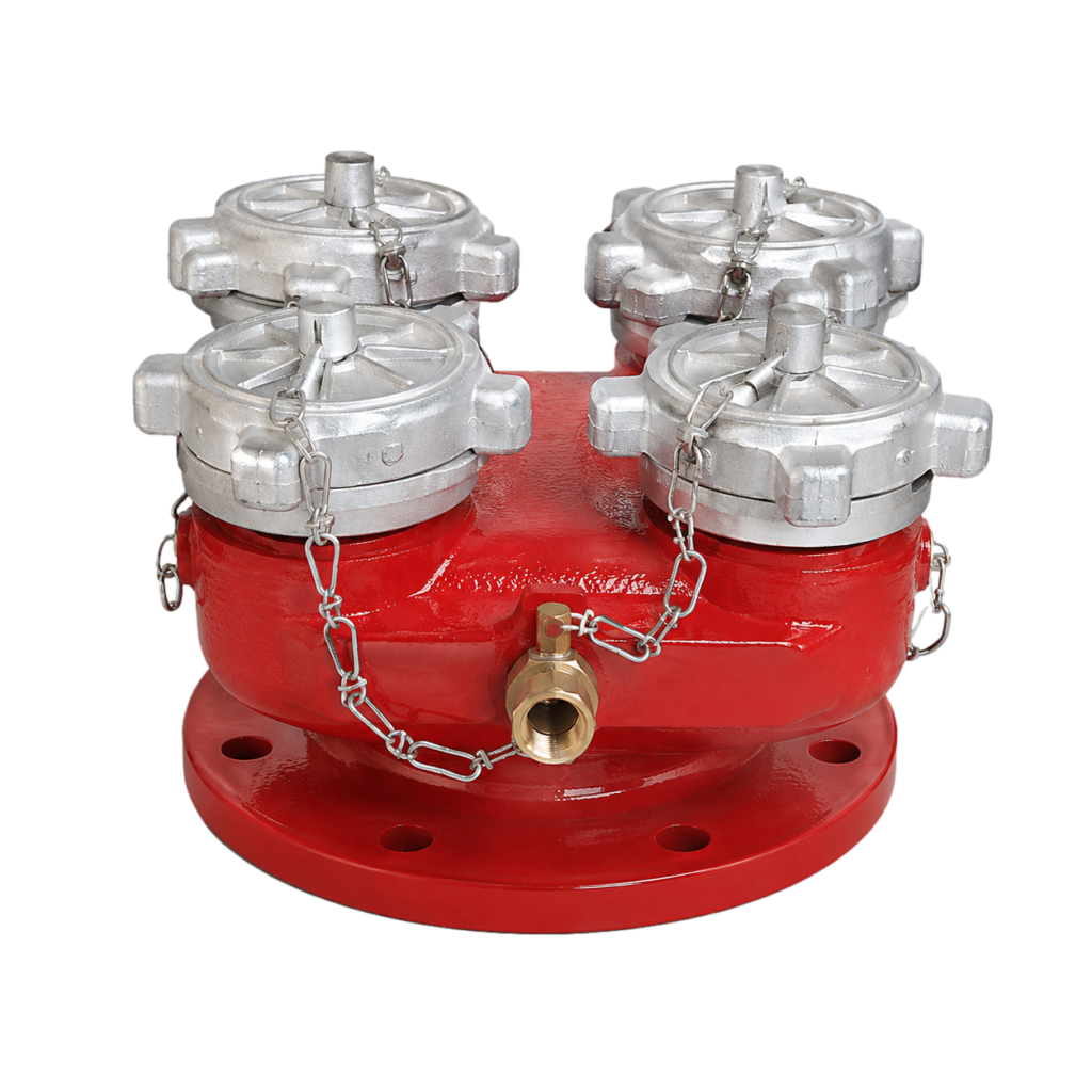 4-Way Breeching Inlet PN16