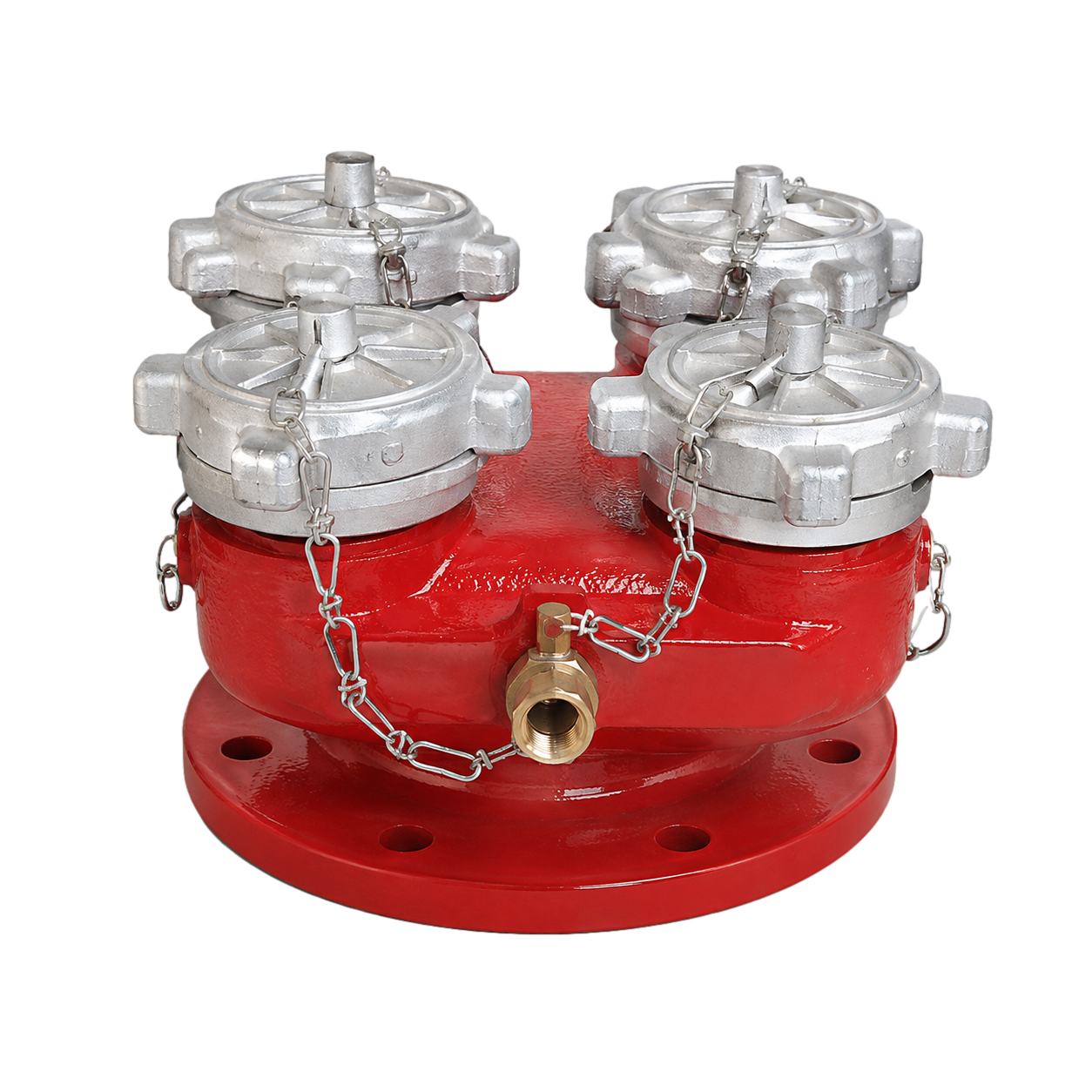 4-Way Breeching Inlet PN16
